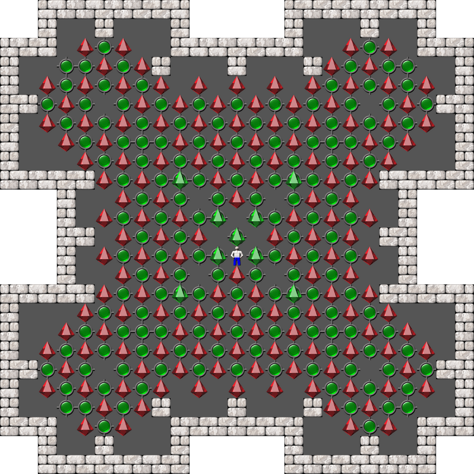 Sokoban Sasquatch 07 Arranged level 76